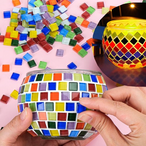 Diy mosaik kerzenhalter - mosaik,