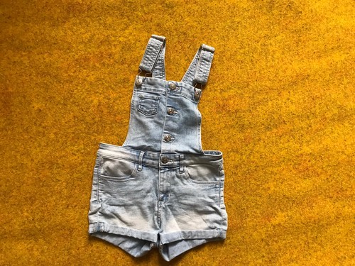 Kurze jeans latzhose - kurze, jeans,