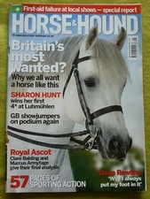 HORSE & HOUND / 2010 JUNE 24 / SHARON HUNT WINS HER FIRST 4* AT LUHMUHLEN