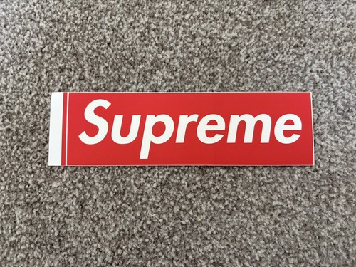 Supreme matte box logo sticker - box,