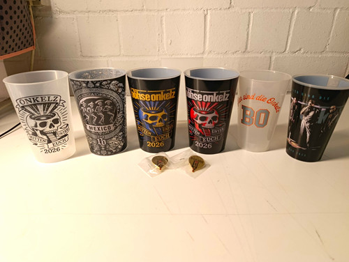 Böhse onkelz 6er becher set - böhse,
