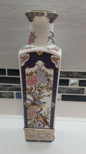 Porzellan Vase eckig blau
