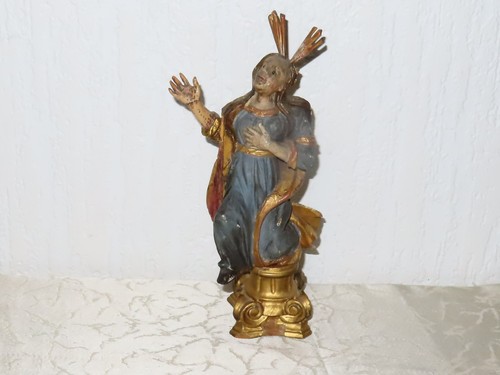 Heiligenfigur holzfigur barock - heiligenfigur,