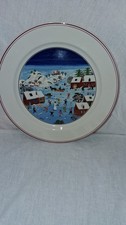 Villeroy Boch Teller Weihnachten Naive Kunst Wandteller
