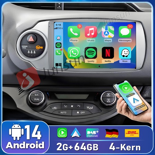 64gb carplay android14 für - 2+64gb,