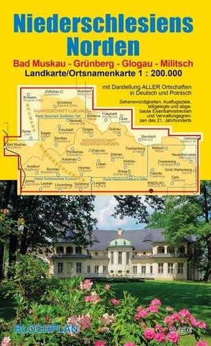 Landkarte niederschlesiens - landkarte,