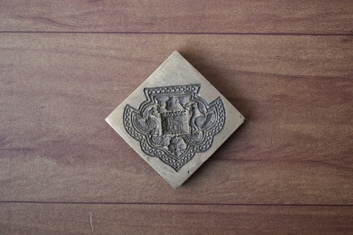Messing form stempel siegel - messing,