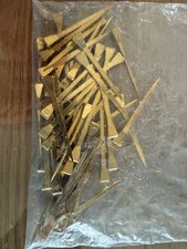 Hufnägel vergoldet, vierkant, Länge 53mm