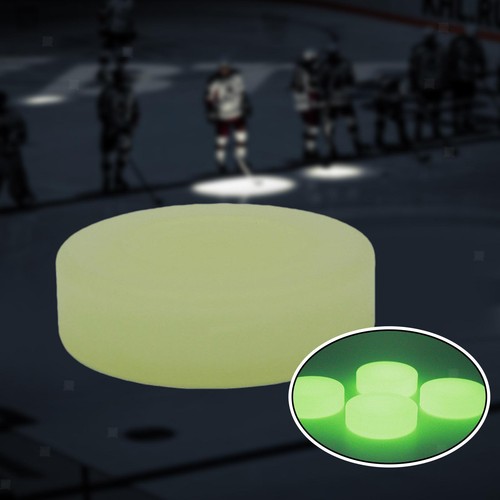Eishockey puck leuchtet - eishockey-puck,, im