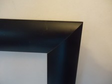 Bilderrahmen 50x60cm schwarz Holz Rahmen für Keilrahmen Leinwand geeignet