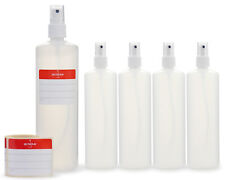 5x Sprühflasche 250ml mit Zerstäuber leere Plastikflaschen Pumpsprühflasche