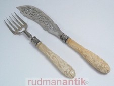 antikes FISCHVORLEGEBESTECK