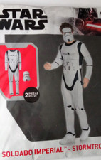 Star Wars Stormtrooper Kostüm Karnaval Halloween Jumpsuit & Maske 100% Polyester