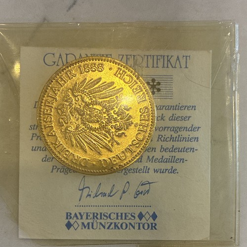 Goldmünze reich 1888 - goldmünze,