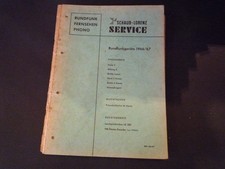 Original service manual schaub - original,
