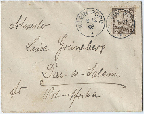 Togo 1903 drucksache - togo,