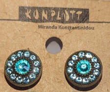 Konplott Ohrringe Ohrstecker Blaue Steine Spell on You