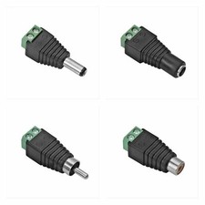 Hohlstecker 2,1x5,5 Kupplung Cinch Stecker Buchse Adapter LED Strip Kamera 