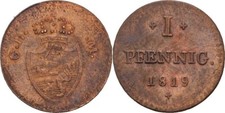 Hessen Darmstadt Pfennig 1819