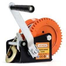 Handseilwinde 10m 544kg 1200lbs Seilwinde Hand Winde Bootswinde Handwinde