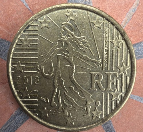 France eurocent münze - france, 10-eurocent