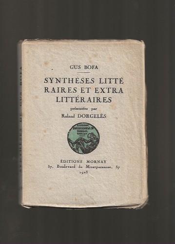 Gus bofa literarische und - gus, bofa: