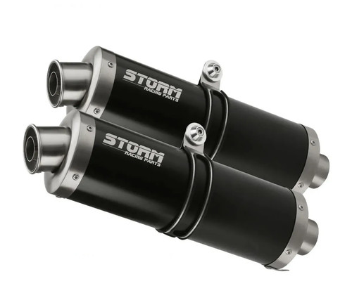Auspuff storm mivv black - mivv,