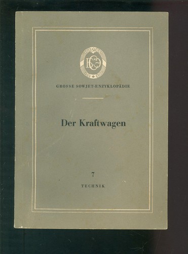 Der kraftwagen grosse sowjet - grosse,