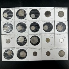 Großbritannien Münz Sammlung teils Silber Müzen Pence Shilling Florin Konvolut