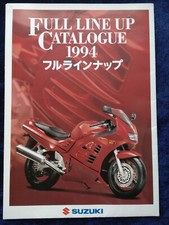 Suzuki RF 900 R Poster, Modellprogramm 1994 Prospekt, GSX 1100G, VX 800, DR 125 