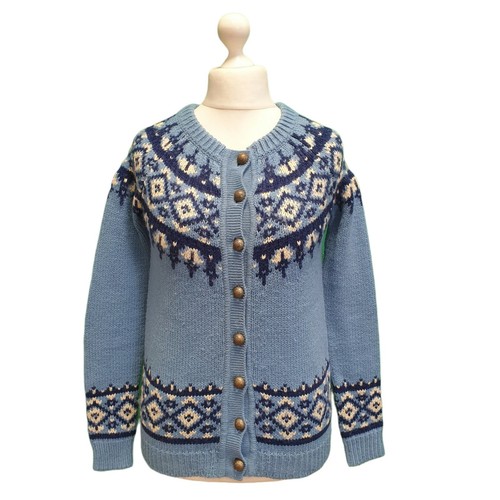 Vintage nordic strick cardigan - vintage,