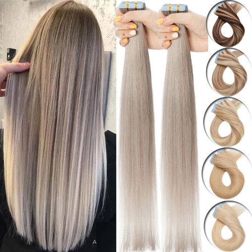 Grey tape 100 remy - #grey, tape-in