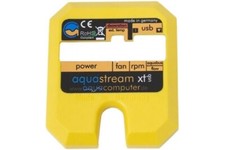 Aquacomputer aquastream XT rückseitiger Deckel inkl. Steueröffung und Beschriftu