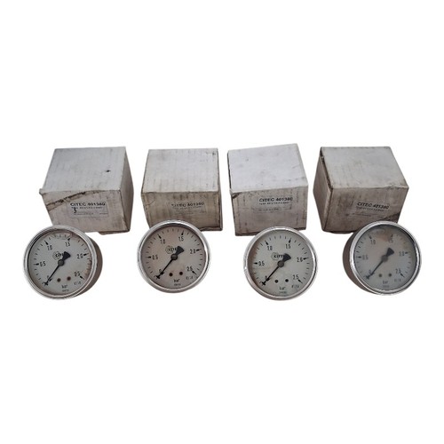 4er set manometer citec 401380 - manometer,