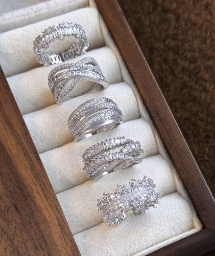 Elegantes 5er ring - ring, set
