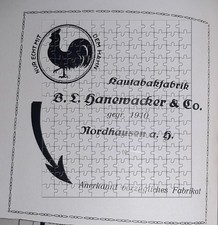 Werbeanzeige 1927 Nordhausen