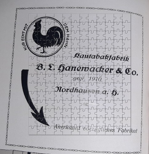 Werbeanzeige 1927 nordhausen - werbeanzeige,