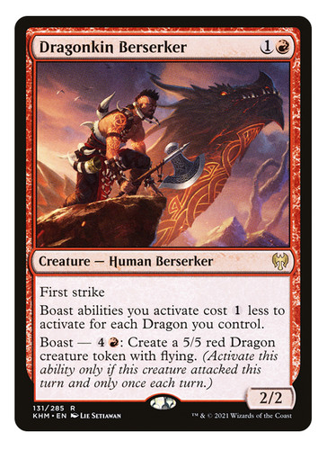 Mtg x dragonkin berserker - 1,