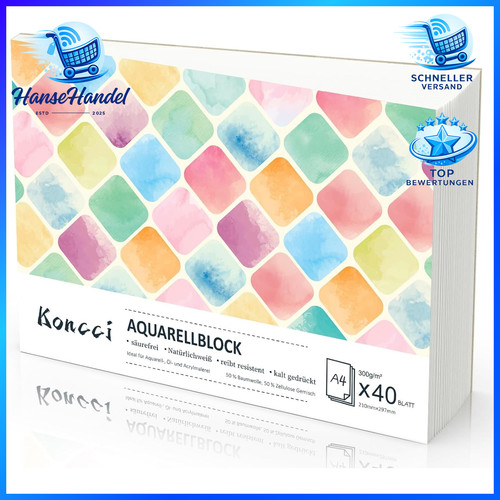 Aquarellpapier 300g - aquarellpapier, 300g/m²