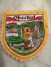 DDR Aufnäher, Wappen, Stadtwappen,DDR Städtewappen, Oberhof Schneekopf THÜR.WALD