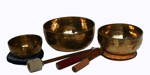 Klangschalen set klangmassage - klangschalen,