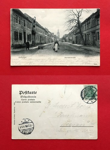 Gardelegen 1908 blick in - ak,