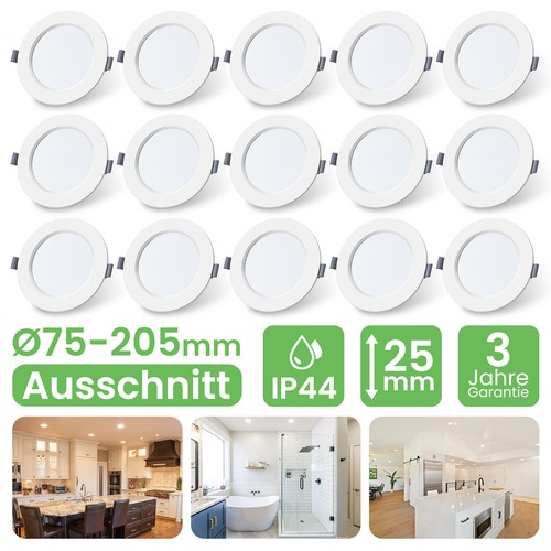 12x led einbaustrahler 230v - 1-12x,