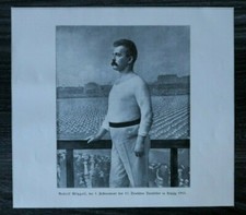 LPZ) Blatt 12. Deutsche Turnfest Leipzig 1913 Rudolf Witzgall 1. Festturnwart ++