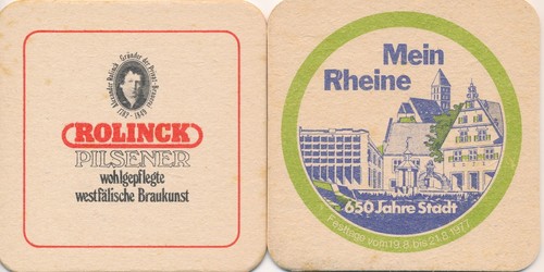 Bierdeckel aus rheine - rheine,