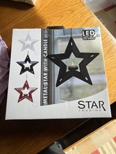 Stern aus metall mit led - stern,