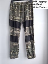 DEF Leggings Fitness Sport Tight XL Camouflage Armee Army