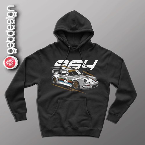 Porsche 964 tribute - tribute, hoodie