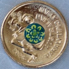 *NEW**AUSTRALIA_2 Dollars 2024_Australian Paralympic Team_unc_Folder