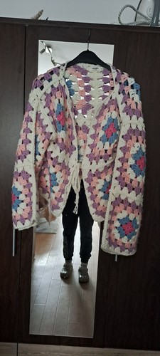 Häkelstrickjacke made italy - häkelstrickjacke, ,made